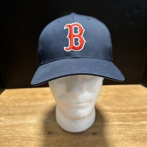 Vintage Boston Red Sox Snapback Hat‎ Cap Blue S/M Twins Enterprise MLB 90s Tags